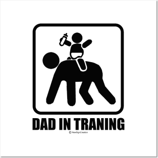 Dad In Training Posters and Art